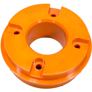 light weight replacement for steel for flanges. prevent fluid leakage in well servicing service.