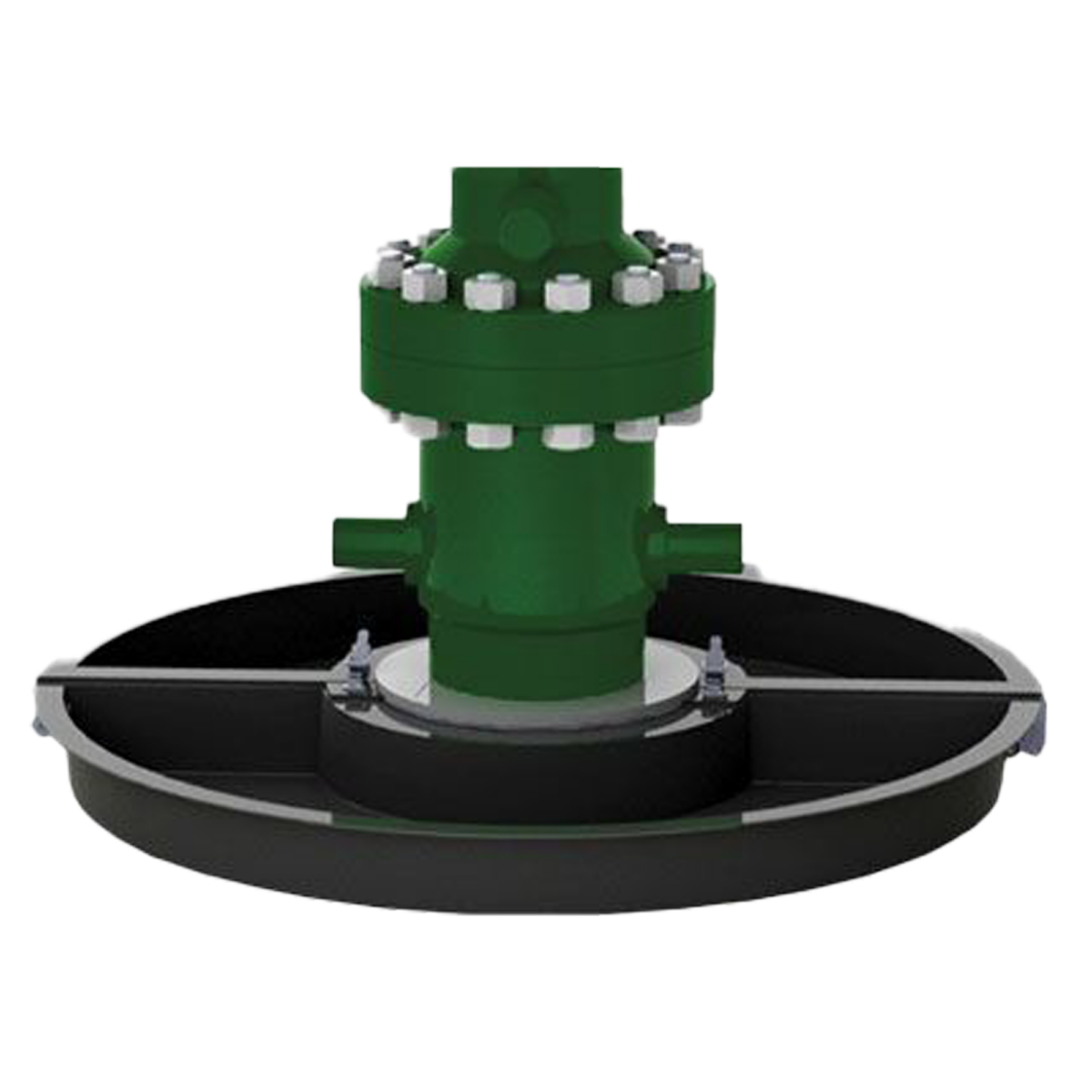 zero spill system for wellheads, prevent drilling fluid from spilling and leakage